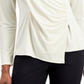 Top Alfani Feminino Estilo Wrap Branco Tamanho XX-Grande