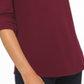Blusa feminina Michael Kors Waffle Knit com cadarço frontal, vermelha, tamanho médio