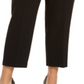 Calça reta feminina Kasper Plus, preta, tamanho 14W