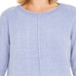 Suéter chenille feminino Style &amp; Co azul tamanho pequeno