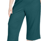Calças culotte caneladas plus size femininas da Ideology, cor azul-petróleo, tamanho 3X