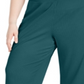 Calças culotte caneladas plus size femininas da Ideology, cor azul-petróleo, tamanho 3X