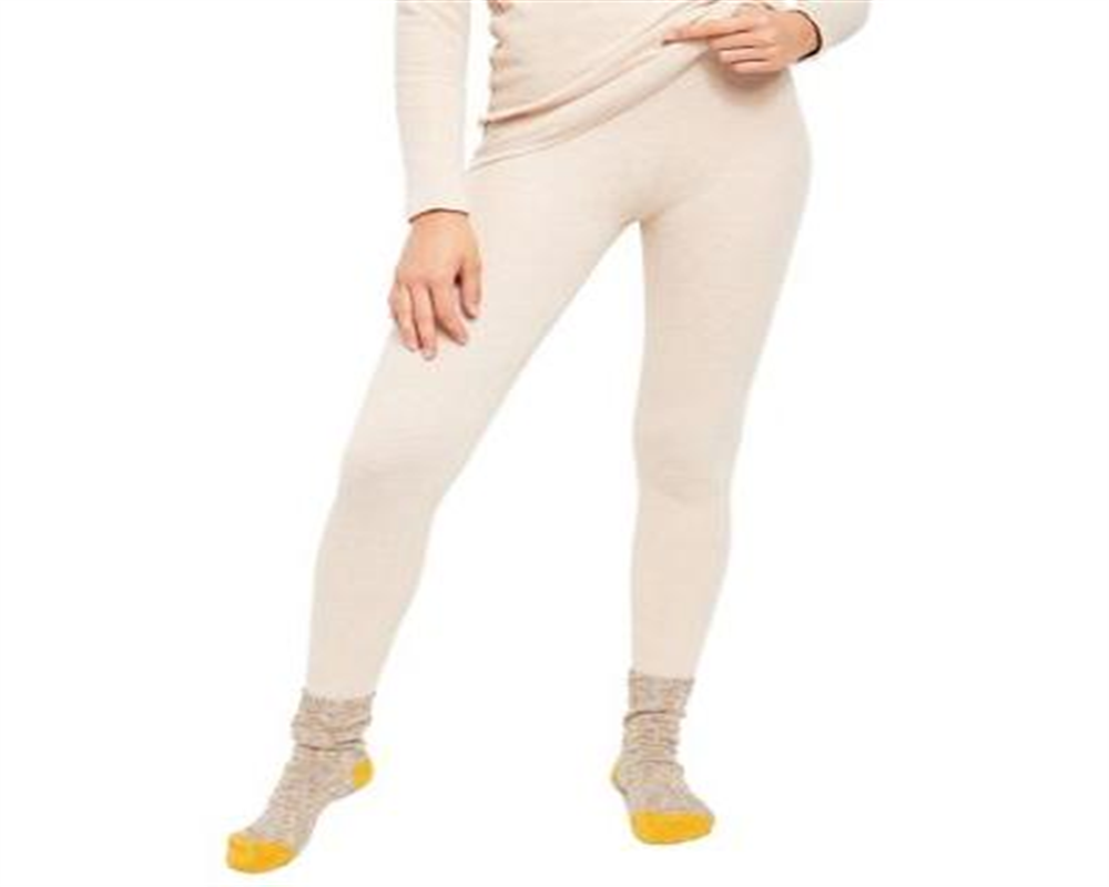 Leggings térmicas femininas Free People Latte Think, marrom, tamanho grande