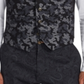 Colete masculino Tallia Slim Fit Stretch Camo Leopardo Preto Tamanho P