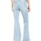 Calça jeans flare com botões rasgados Dollhouse Junior's, azul, tamanho 3