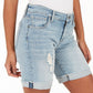 Shorts jeans femininos Kut From The Kloth Catherine Boyfriend, azul, tamanho 4