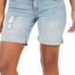 Shorts jeans femininos Kut From The Kloth Catherine Boyfriend, azul, tamanho 4