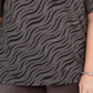 Blusa feminina Michael Kors Plus com estampa e manga bufante, cinza, tamanho 2X