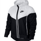 Jaqueta corta-vento e jaqueta Nike feminina preta tamanho X-S