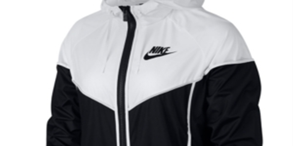 Jaqueta corta-vento e jaqueta Nike feminina preta tamanho X-S