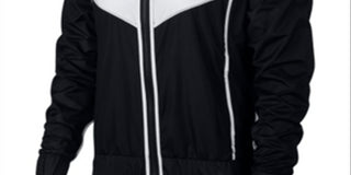 Jaqueta corta-vento e jaqueta Nike feminina preta tamanho X-S
