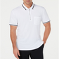 Polo masculino com zíper de um quarto da INC International Concepts, branco, tamanho extragrande