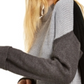 Suéter Calvin Klein Feminino Gola Falsa Colorblock Cinza Tamanho X-G