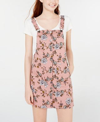 Tinseltown Junior's Blush Floral Skirtall Branco Tamanho P