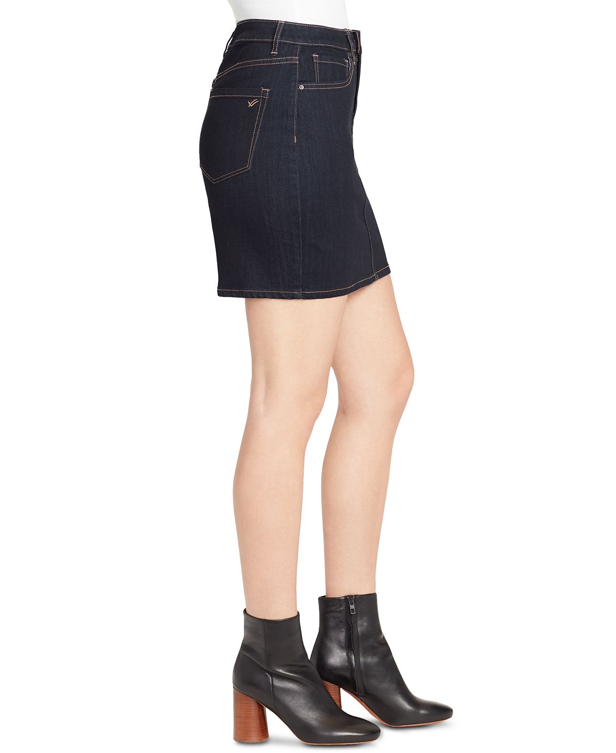 Minissaia jeans feminina William Rast azul tamanho 31