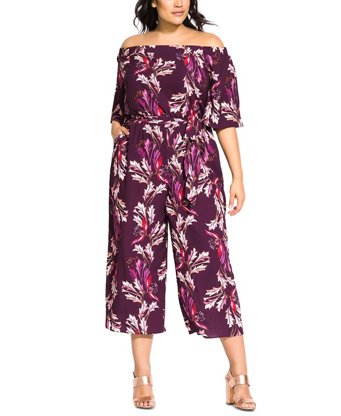 Macacão feminino City Chic vermelho tamanho 18W