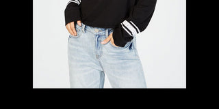 Moletom com capuz infantil Love Tribe Mickey Mouse, preto, tamanho G