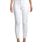 Calça jeans skinny capri feminina Lucky Brand Ava, branca, tamanho 27