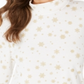 Karen Scott Blusa Feminina Snowy Glory Gola Simulada Branca Tamanho Pequeno