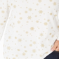 Karen Scott Blusa Feminina Snowy Glory Gola Simulada Branca Tamanho Pequeno