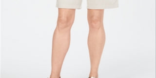 Shorts feminino Karen Scott Skimmer bege tamanho 6P