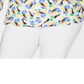 Blusa feminina estampada plus size jacquard branca tamanho 0X da coleção JM