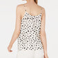 Blusa feminina Bar III com bolinhas, branca, tamanho X-S