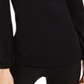 Blusa feminina Alfani com gola pérola, preta, tamanho X-S