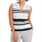 Blusa listrada feminina Calvin Klein preta tamanho médio