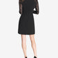 Vestido evasê com manga de renda Tommy Hilfiger feminino, vinho, tamanho 10