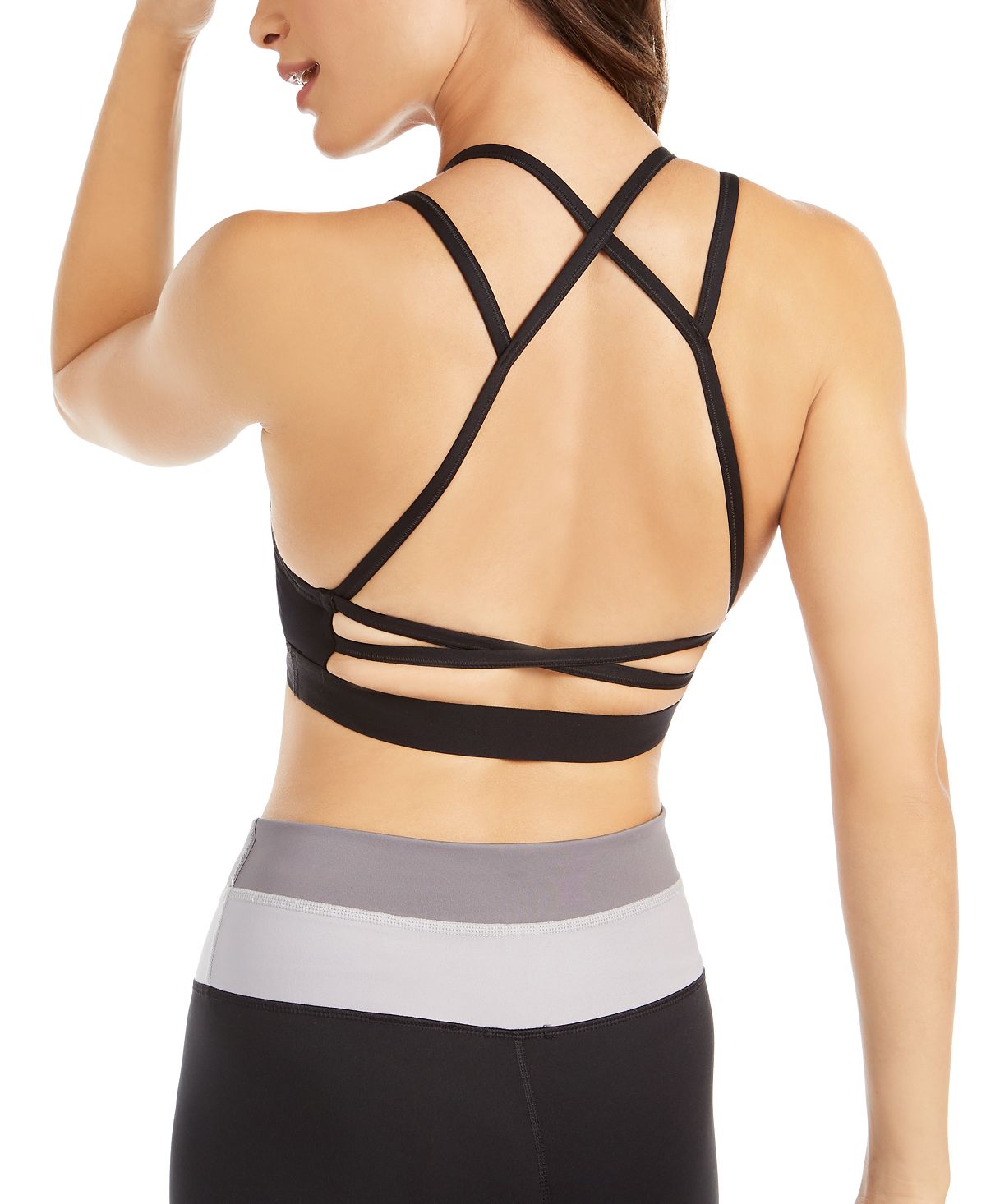 Sutiã esportivo Nike Dri Fit Just Do It Mid Impact feminino, preto, tamanho X-Large