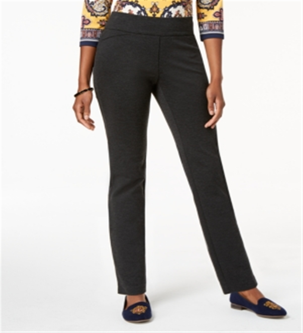 Calça Ponte Feminina Cambridge Pull-on Charter Club Cinza Tamanho 4