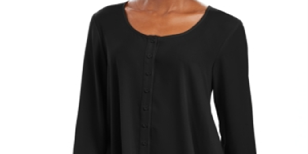 Blusa feminina estilo swing preta tamanho extrapequeno
