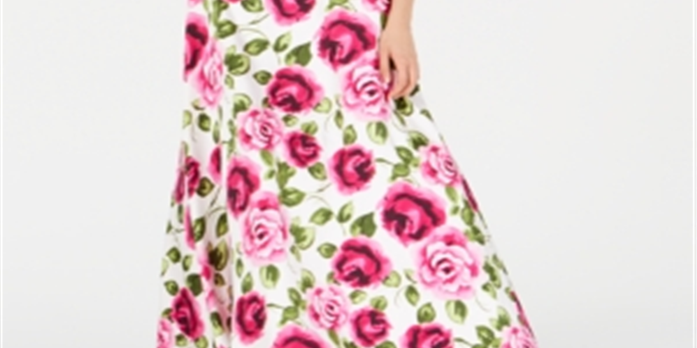 Vestido de renda com estampa floral B Darlin Junior, 2 peças, rosa, tamanho 11/12