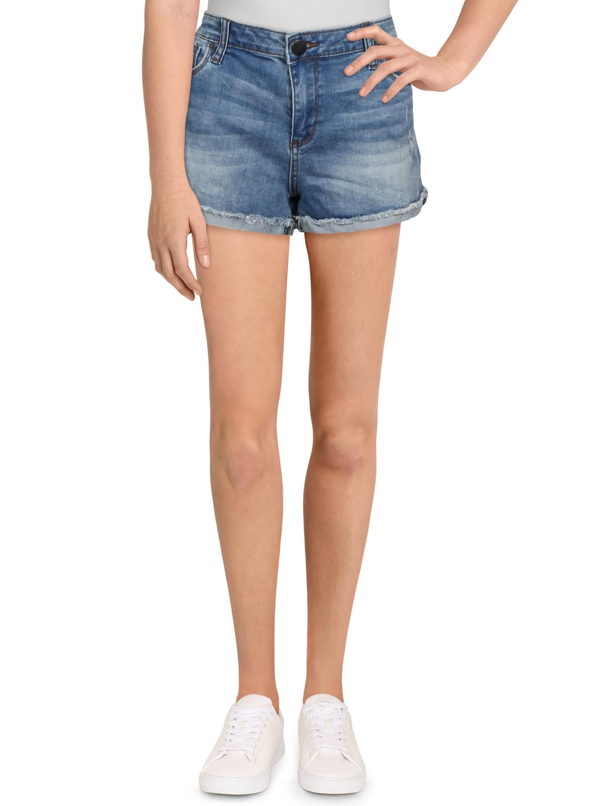 Shorts jeans rasgado Molly feminino azul STS tamanho 27