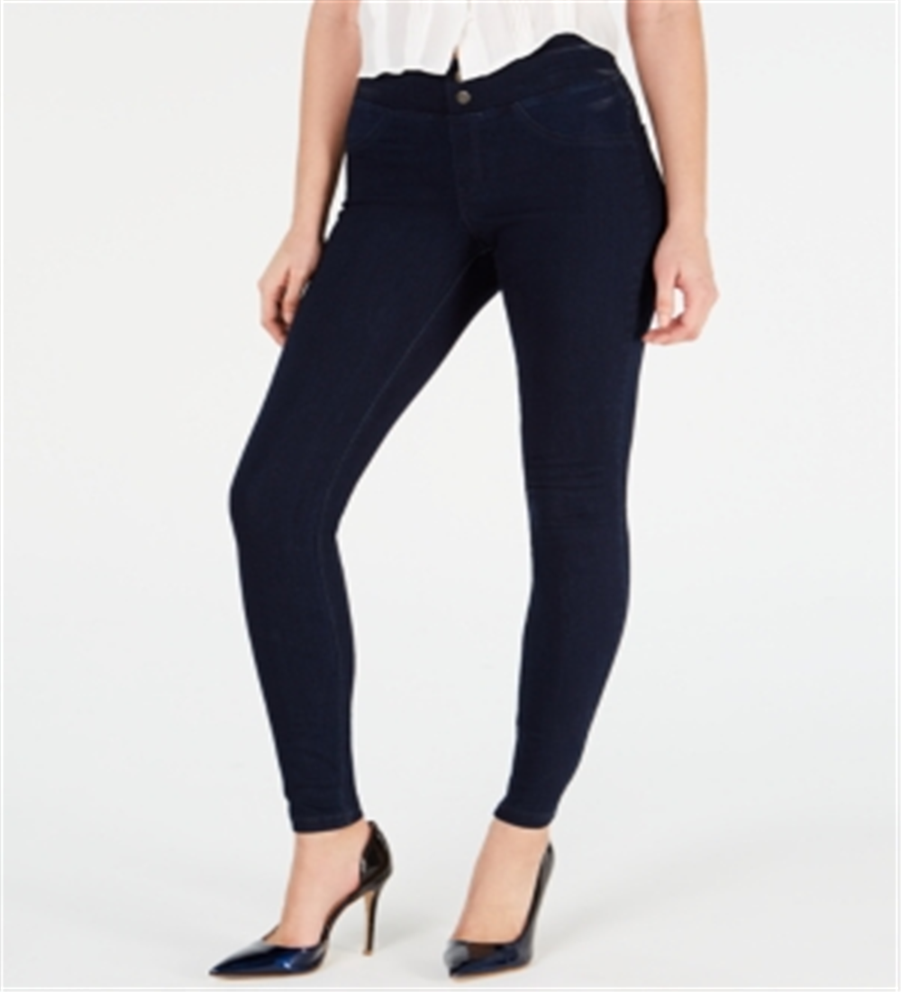 Leggings jeans Hue Original Smoothing para mulheres, pretas, tamanho pequeno