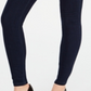 Leggings jeans Hue Original Smoothing para mulheres, pretas, tamanho pequeno