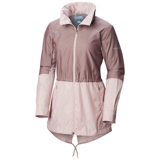 Jaqueta corta-vento Columbia Sustina Springs com forro de lã, rosa, tamanho pequeno