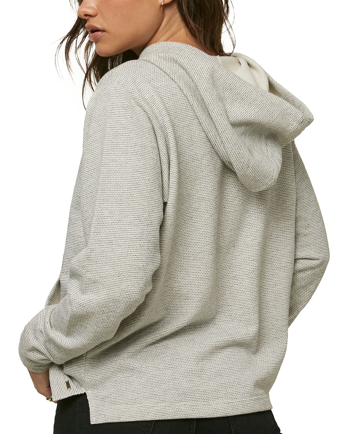 Moletom com capuz estampado abacaxi O'Neill Junior's cinza tamanho X-G