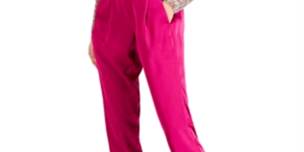 Vestido feminino de cetim com bainha reta elástica INC International Concepts, rosa, tamanho 0