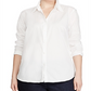 Ralph Lauren Feminino Aaron Não Passar a Ferro Casual Botão Down Top Branco Tamanho 3X