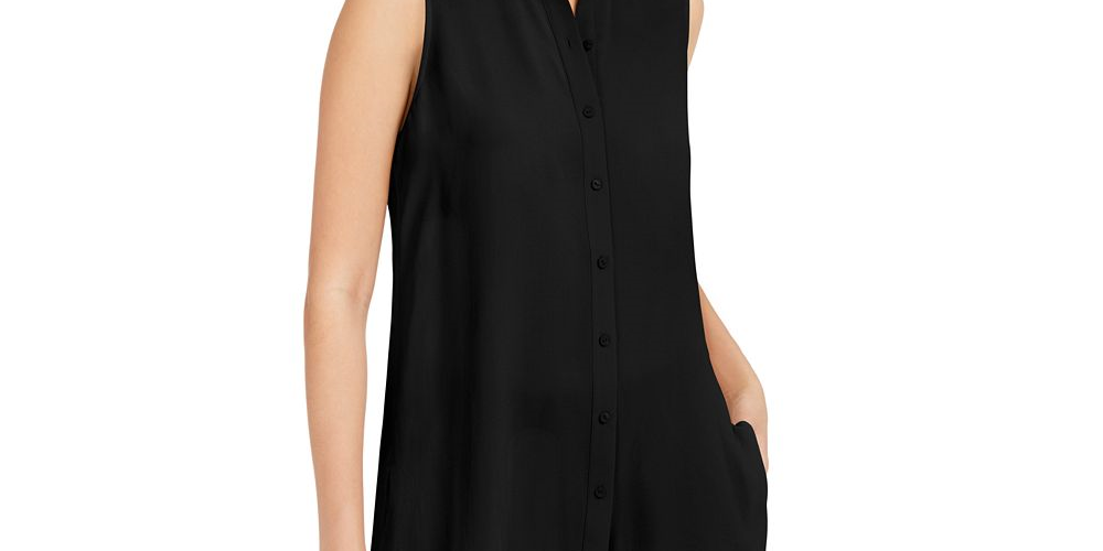 Blusa Eileen Fisher System Silk Gola Mandarim Marrom Osso Tamanho P