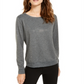 Moletom com tachas feminino INC International Concepts cinza tamanho GG