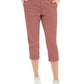 Calça Capri Chino Feminina Style &amp; Co Rosa Tamanho 8