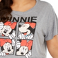 Camiseta feminina moderna da Minnie Plus da Modern Lux, cinza, tamanho 3X