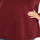 Suéter feminino canelado metálico plus size Style &amp; Co vermelho tamanho 0X