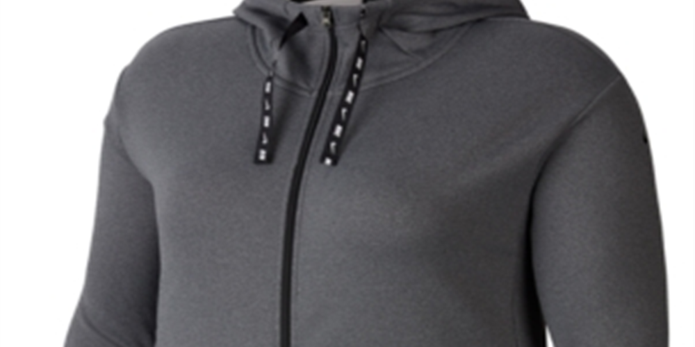 Moletom Nike Fleece Training Feminino Cinza Tamanho GG