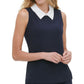 Blusa sem mangas feminina Tommy Hilfiger azul marinho tamanho P