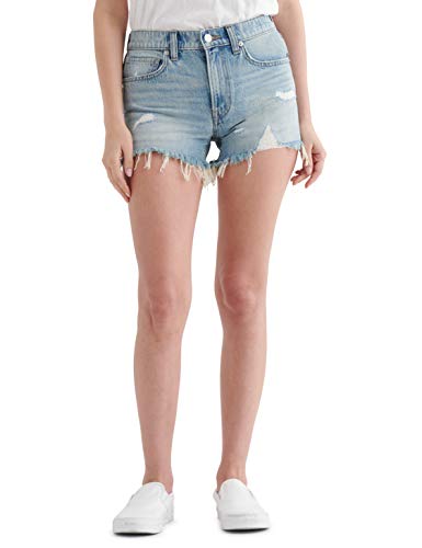 Shorts femininos Lucky Brand Cut Off Azul Tamanho 28
