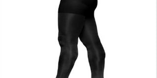 Meia-calça Berkshire Plus Shine Feminina Easy On! Control Top Preta Tamanho Pequeno